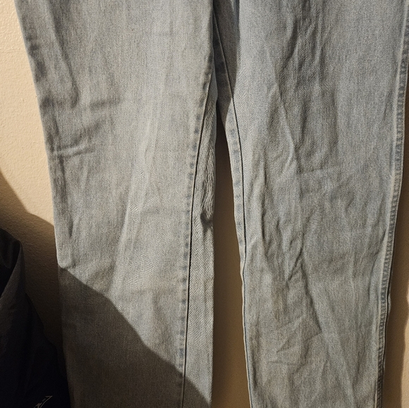 Wrangler Mens Light Wash Straight Leg Jeans Size 40 X 32 - Picture 5 of 13